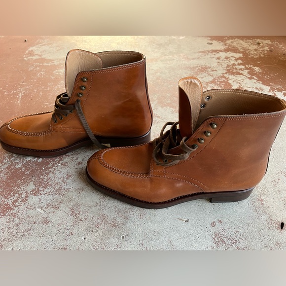 Cortina X Rider Boot Company honey shell cordovan boots. - Picture 7 of 8